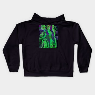 Digital abstract art 2.3 Kids Hoodie